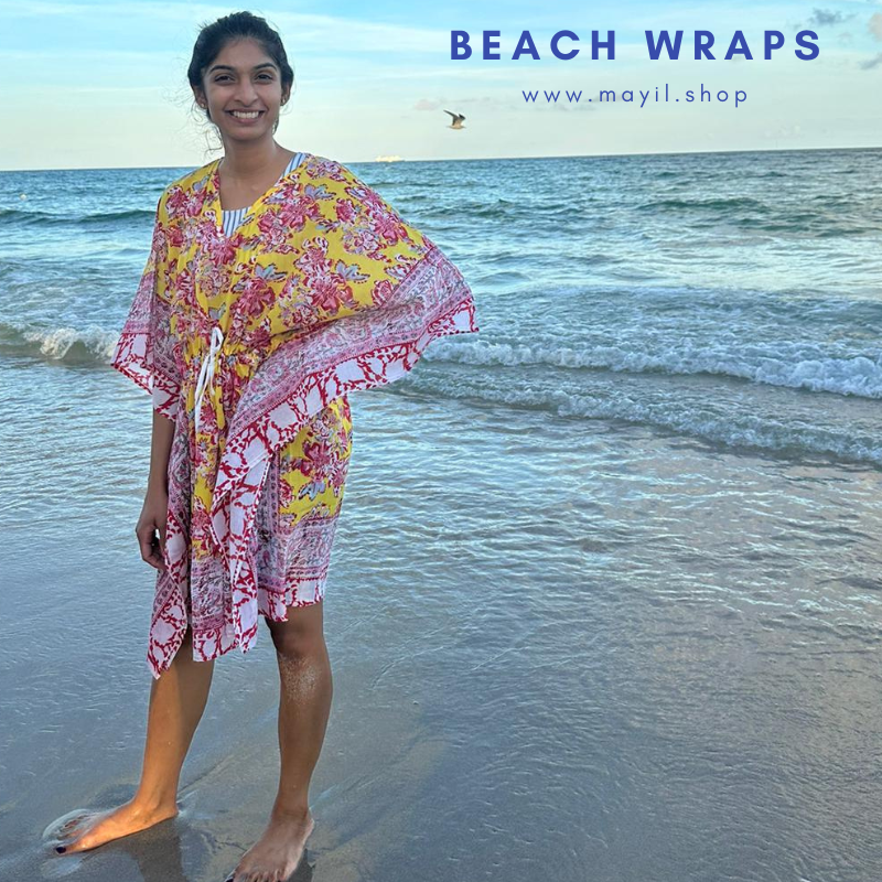 swim suit cover up yellow MAYIL