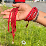 Mayil wrist wraps for rakhi - red set