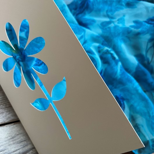 blue floral scarfgram