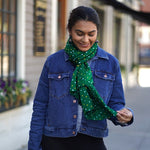 fun way to wear a scarf