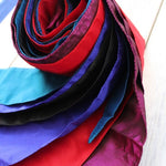 colorful ribbon scarves