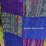 purple blue violet colors in a scarf from Mayil