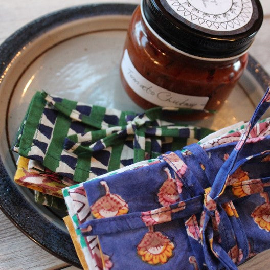 chutney and cocktail napkins