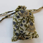 tan floral scarf