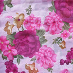 pink roses chiffon scarf Mayil 1663