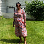 block print summer dress