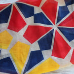 colorful Mayil chiffon scarf with kite print