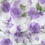 pretty purple flowers mayil scarf